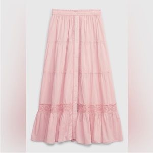 Gap × LoveShackFancy Tiered Maxi Skirt